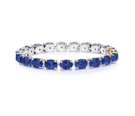 Tanzanite bracelet from the Wow collection of safi kilima Tanzanite