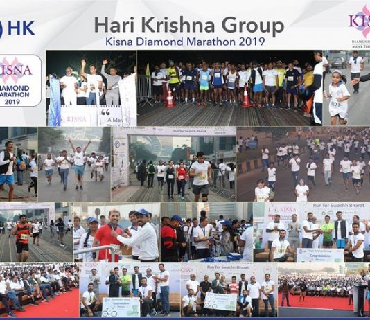 Hari Krishna Exports hosted Kisna Diamond Marathon 2019