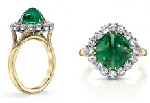 Omi’s Sugarloaf Emerald Ring