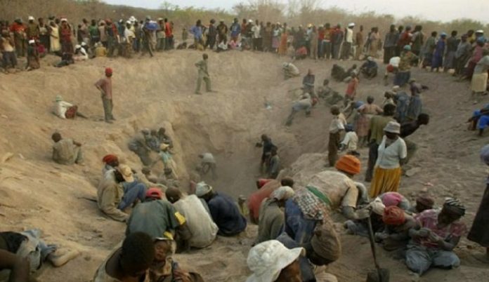 Artisanal mining blood diamonds