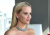 Reese Dazzles in Tiffany Aquamarines at Emmys