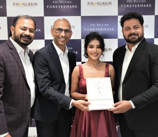 De Beers Forevermark Partners with Jos Alukkas Jewellers in Coimbatore