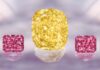 Rio Tinto launches its new Beyond RareTM Tender with a dazzling collection of rare pink, red and yellow diamonds