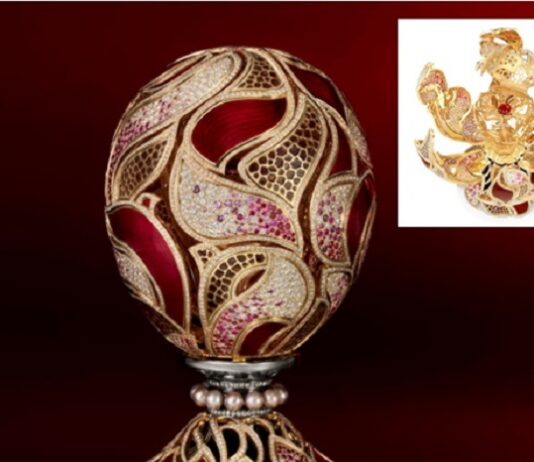 $1.2m Faberge Egg Reveals 5ct Ruby
