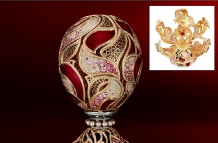 $1.2m Faberge Egg Reveals 5ct Ruby