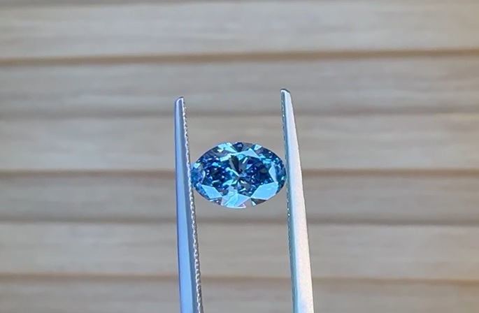 Blue Lab-Grown Diamonds