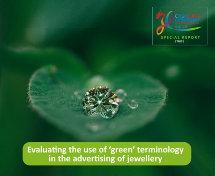 CIBJO Releases Report on Greenwashing in Jewellery Marketing