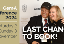 Last Chance to Register for the Gem-A Conference 2024