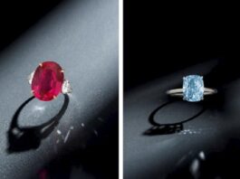 Huge Ruby and Blue Diamond Lead Phillips Sale