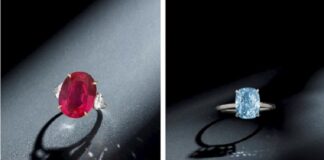 Huge Ruby and Blue Diamond Lead Phillips Sale