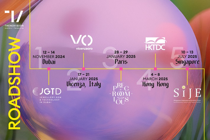 Trendvision Jewellery + Forecasting Trends On A Roadshow: On Tour, The Jewellery World’s Most Complete Forecast By Vicenzaoro