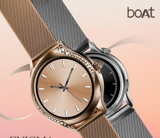 Boat Broadens Women's Tech Lineup with Enigma Daze and Enigma Gem Smartwatches